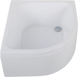 AQUANET Optimal Душевой поддон четверть круга размер 90x90 см, цвет белый AQUANET-293357 - фото 320873