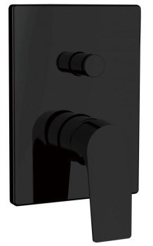 AQUANET Static Смеситель для душа встраиваемый, цвет черный AQUANET-261824 - фото 321151