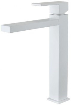 AQUANET Blanco Смеситель для раковины высокий, цвет белый AQUANET-261817 - фото 321180