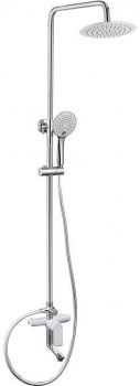 AQUANET Arctic Душевая стойка для ванны с душем, цвет белый / хром AQUANET-AF520-72-R-CW - фото 321260