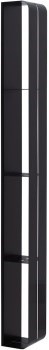 AQUANET Полка Магнум 15x130 черная матовая, вертикальная AQUANET-302227 - фото 321466
