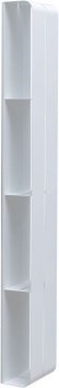 AQUANET Полка Магнум 20x130 белая матовая, вертикальная AQUANET-302240 - фото 321480