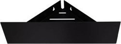 AQUANET Полка Магнум 28x28 черная матовая, угловая AQUANET-302225 - фото 321505