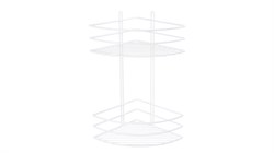 FIXSEN Полка угловая двухэтажная белая (FX-710W-2) FX-710W-2 - фото 322295