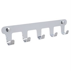 FIXSEN Планка 5 крючков PRACTICA, хром (FX-805-5) FX-805-5 - фото 322387