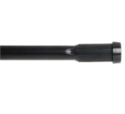 FIXSEN Карниз для ванной раздвижной алюминий-черный 140-260 см (FX-51-000) FX-51-000 - фото 322724