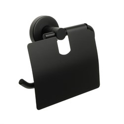 FIXSEN Бумагодержатель с крышкой черный  Comfort  Black (FX-86010) FX-86010 - фото 322780