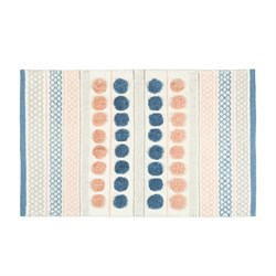 FIXSEN Коврик для ванной 1-ый  LOTUS, mix (розовый+синий+белый+серый), 50х80см (FX-8030W) FX-8030W - фото 322850