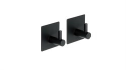 FIXSEN Крючок одинарный - 2 штуки, черный , FX-560A FX-560A - фото 323022