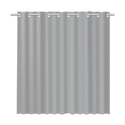FIXSEN Шторка для ванной серая Linum (FX-1535K) FX-1535K - фото 323140