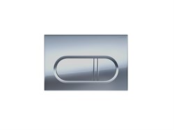 AQUATEK Панель смыва хром матовый (клавиши прямоугольные) KDI-0000044 - фото 323343
