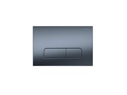 AQUATEK Панель смыва оружейная сталь матовая для INSP-0000001 Pneumo S (клавиши прямоугольная) PNS-0000009 - фото 323381