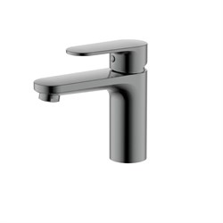 AQUATEK AQ1810BGM НИКА Смеситель для раковины 90 без донного клапана, оружейная сталь AQ1810BGM - фото 323516