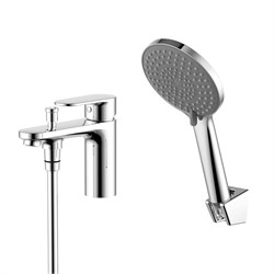 AQUATEK AQ1844CR НИКА Смеситель врезной на борт ванны на 1 отв., хром AQ1844CR - фото 323599