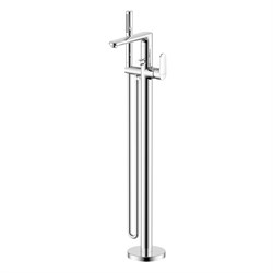 AQUATEK AQ1845CR НИКА Смеситель для ванны напольный, хром AQ1845CR - фото 323620