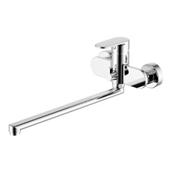 AQUATEK AQ1842CR НИКА Смеситель для ванны с длинным изливом, хром AQ1842CR - фото 323628
