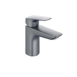 AQUATEK AQ1010BGM ВЕГА Смеситель для раковины 97 без донного клапана, оружейная сталь AQ1010BGM