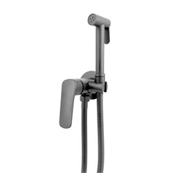 AQUATEK AQ1019BGM ВЕГА Комплект для гигиенического душа встроенный (Смеситель + гигиеническая лейка + шланг), оружейная сталь AQ1019BGM - фото 323822