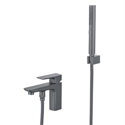 AQUATEK AQ1044BGM ВЕГА Смеситель врезной на борт ванны на 1 отв., оружейная сталь AQ1044BGM - фото 323834