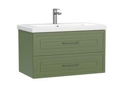 CERSANIT Тумба под раковину подвесная CLASSIC 80 для COMO 80 зеленый матовый A69092 - фото 323988
