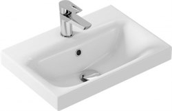 AQUANET Moduo Cersanit Раковина на стену / на тумбу ширина 50 см, цвет белый AQUANET-S-UM-MOD50SL/1 - фото 324423
