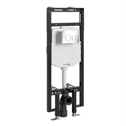 WASSERKRAFT Dinkel Система инсталляции для унитазов WASSERKRAFT 58TLT.010.ME.CH02 - фото 324780