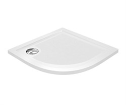 WASSERKRAFT Salm 27T Душевой поддон сектор / четверть круга SMC (стеклопластик) размер 90x90 см, белый WASSERKRAFT 27T01 - фото 325274
