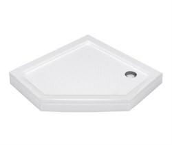 WASSERKRAFT Isen 26T Душевой поддон пятиугольный Акрил размер 100x100 см, белый WASSERKRAFT 26T38 - фото 325320
