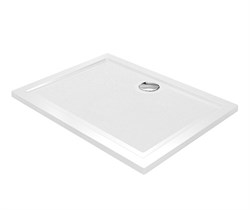 WASSERKRAFT Salm 27T Душевой поддон прямоугольный SMC (стеклопластик) размер 120x80 см, белый WASSERKRAFT 27T06 - фото 325497