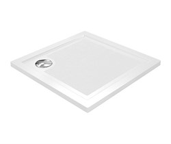 WASSERKRAFT Salm 27T Душевой поддон квадратный SMC (стеклопластик) размер 90x90 см, белый WASSERKRAFT 27T03 - фото 325983