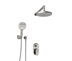 WASSERKRAFT A14029 Встраиваемый комплект для душа с верхней душевой насадкой и лейкой, хром WASSERKRAFT A14029