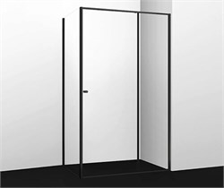 WASSERKRAFT Dill 61S Душевой уголок прямоугольный размер 110x80 см двери раздвижные профиль - черный / стекло - прозрачное WASSERKRAFT 61S14 - фото 326532