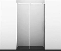 WASSERKRAFT Душевая дверь раздвижные ширина 140 см профиль - хром / стекло - прозрачное WASSERKRAFT 58R31 - фото 326539
