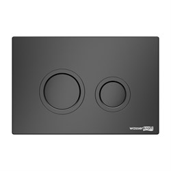 WASSERKRAFT Кнопка смыва, цвет черный матовый WASSERKRAFT MB01