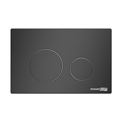 WASSERKRAFT Кнопка смыва, цвет черный матовый WASSERKRAFT MB02