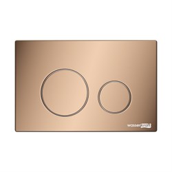 WASSERKRAFT Кнопка смыва, цвет золото розовое WASSERKRAFT RG02 - фото 327777