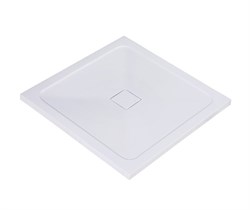 WASSERKRAFT Dinkel 58T Душевой поддон квадратный искусственный камень размер 90x90 см, белый WASSERKRAFT 58T03 - фото 328095