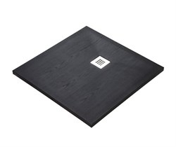 WASSERKRAFT Dill 61T Душевой поддон квадратный искусственный камень размер 90x90 см, черный WASSERKRAFT 61T03 - фото 328163
