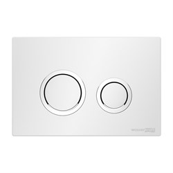 WASSERKRAFT Кнопка смыва, цвет белый / хром WASSERKRAFT WH01 - фото 328301