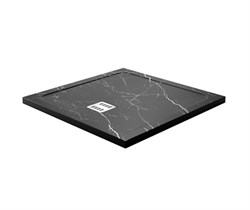 WASSERKRAFT Neime 19T Душевой поддон квадратный искусственный камень размер 90x90 см, черный WASSERKRAFT 19T03 - фото 328495