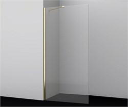 WASSERKRAFT Aisch 55W Душевая перегородка ширина 90 см профиль - золото / стекло - прозрачное WASSERKRAFT 55W39 - фото 328536