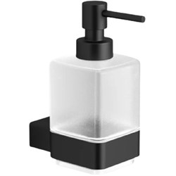 LANGBERGER Black Edition Диспенсер стекло к стене квадратный (11321A-BP), черный матовый BLACKEDITION11321A-BP - фото 328719