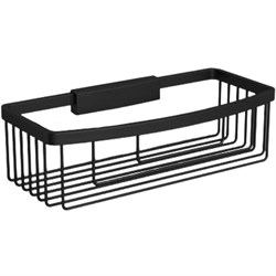 LANGBERGER Black Edition Мыльница "решетка" 2-ая глуб. к стене (L&C) (72360T-BPC), черный матовый BLACKEDITION72360T-BPC - фото 328743