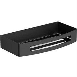 LANGBERGER Black Edition Полка хром. к стене 1-эт. (75160-BPC), черный матовый BLACKEDITION75160-BPC - фото 328756