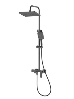 RUSH Thira Душевая система с изливом (TR3635-50Grey), цвет графит TR3635-50Grey - фото 329296