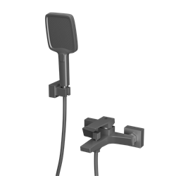RUSH Thira Смеситель для ванны с коротким изливом (TR3635-44Grey), цвет графит TR3635-44Grey - фото 329441