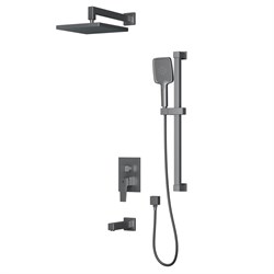 RUSH Thira Встроенная душевая система (TR3635-60Grey), цвет графит TR3635-60Grey - фото 329453