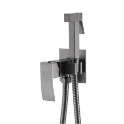 ABBER Wasserfall Смеситель AF8625NG с гигиеническим душем, никель AF8625NG - фото 330164