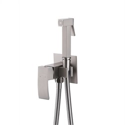 ABBER Wasserfall Смеситель AF8625SP с гигиеническим душем, сатин AF8625SP - фото 330168