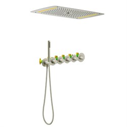 TIMO Saona Душевая система встроенная с термостатом SX-2319/13SM никель SX-2319/13SM - фото 330795